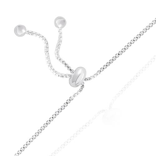 Hello Kitty Heart Lariat Bracelet In Metallic