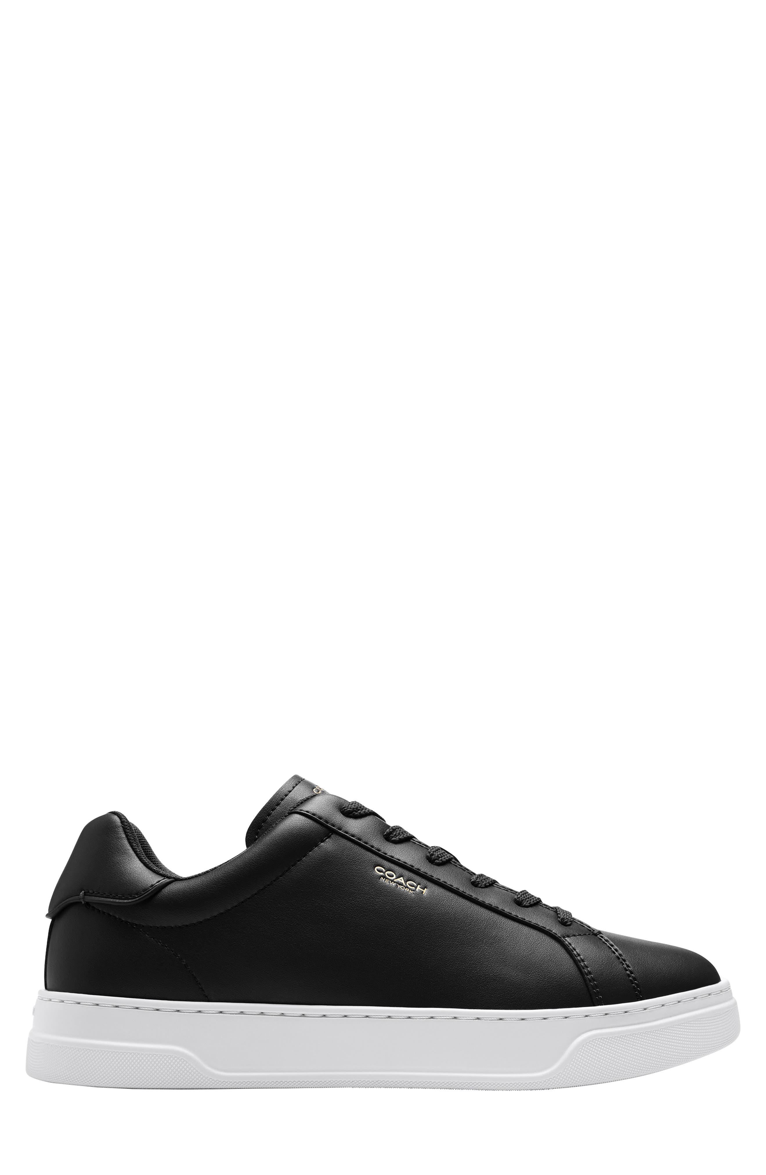 COACH High Line Sneaker, Alternate, color, Black/ Black