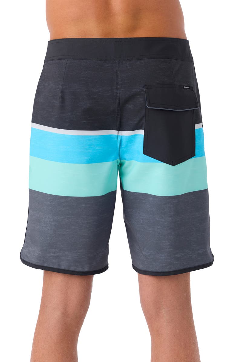 O'Neill Lennox Scallop Stripe Board Shorts, Alternate, color,