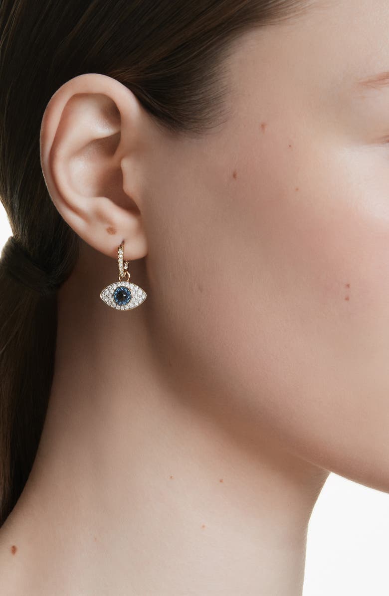 Swarovski Symbolica Hoop Earrings, Alternate, color, Multicolored