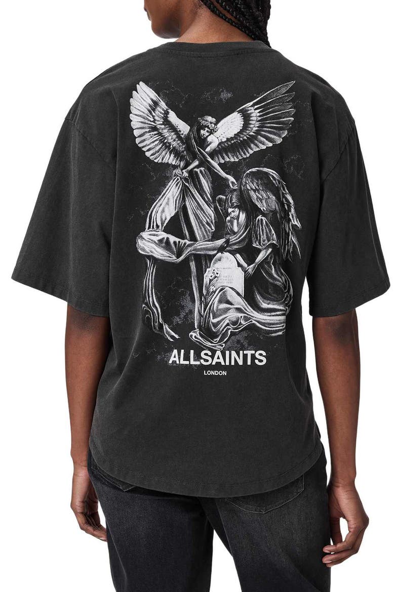 Seraph Amelie Graphic Tee, Alternate, color, WASHED BLACK