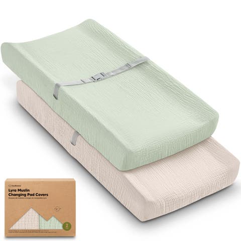 2-Pack Lyra Muslin Changing Pad Covers