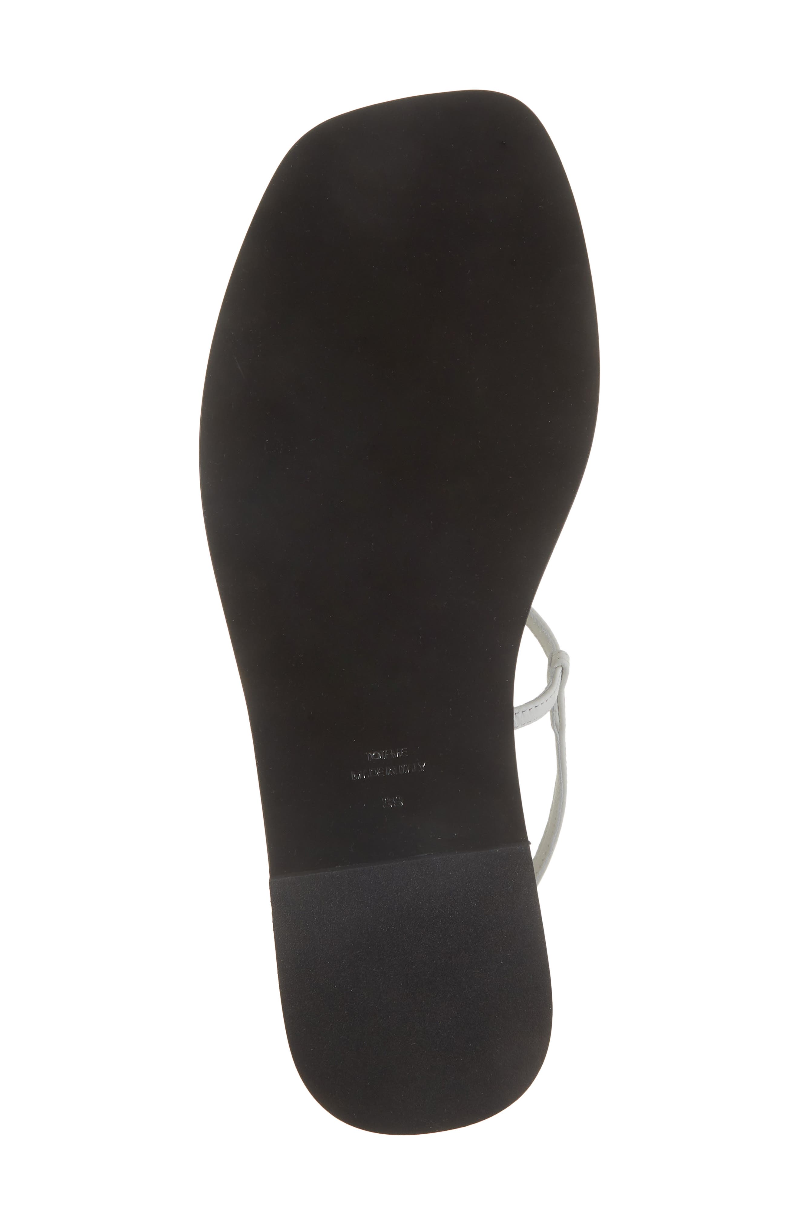 TOTEME T-Strap Sandal, Alternate, color, White/ Black
