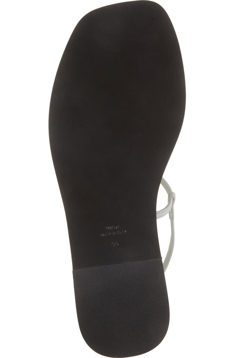 TOTEME T-Strap Sandal, Alternate, color, White/ Black