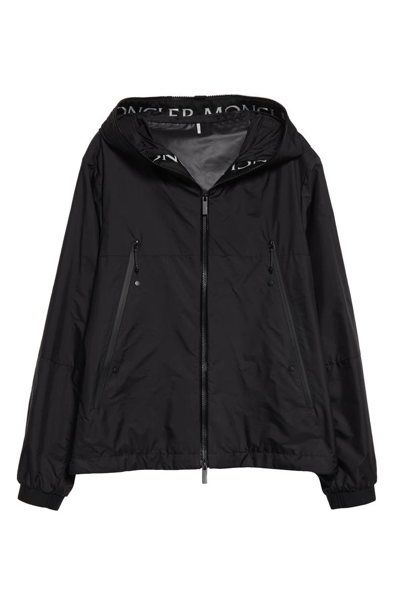 Moncler Junichi Packable Hooded Jacket, Alternate, color, Black
