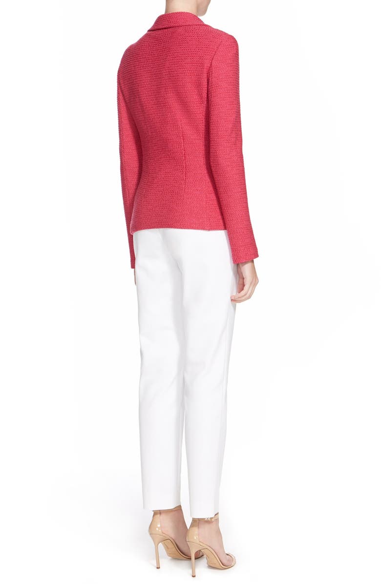 St. John Collection 'Bonbon' Knit Jacket, Alternate, color, 