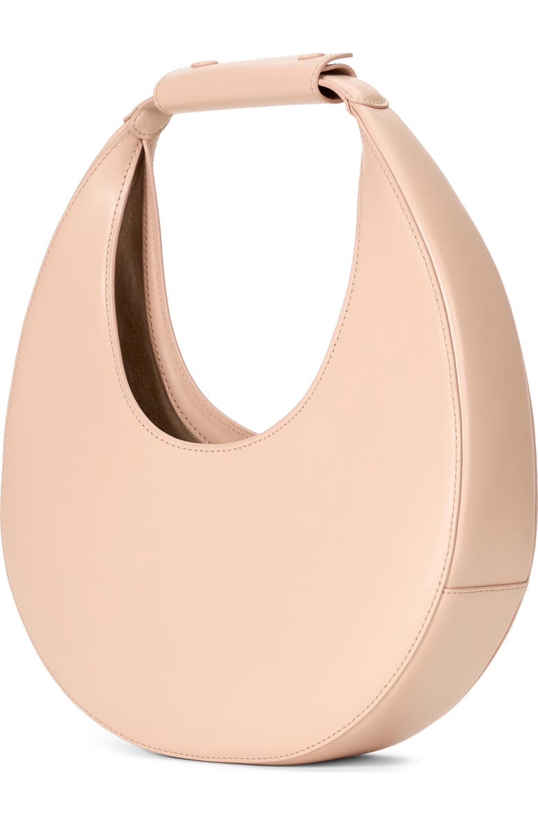 STAUD Moon Leather Top Handle Tote, Alternate, color, Blush