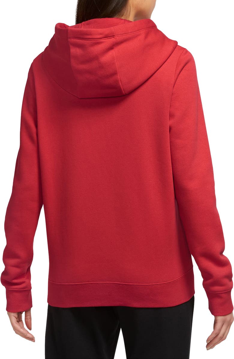 Nike Sportswear Club Fleece Hoodie, Alternate, color, Unvred/White