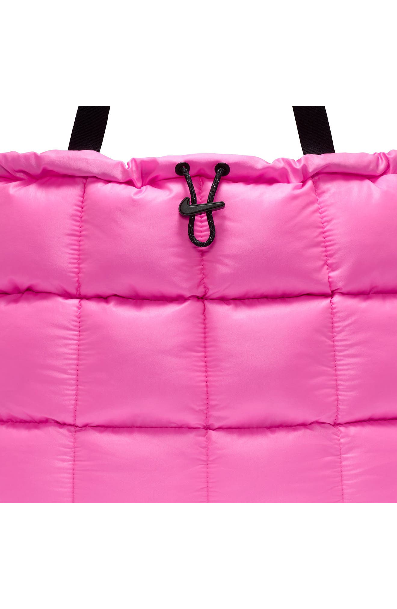 Jordan Nike Quilted Tote, Alternate, color, Pink Spell/ Black/ Black