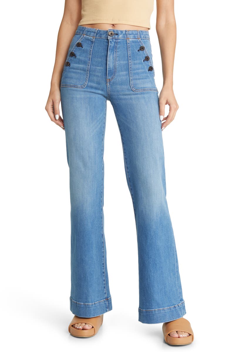 ASKK NY Brick House Wide Leg Jeans, Main, color,