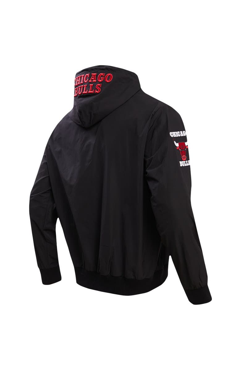 PRO STANDARD Men's Pro Standard Black Chicago Bulls Hybrid Full-Zip Hoodie, Alternate, color, 
