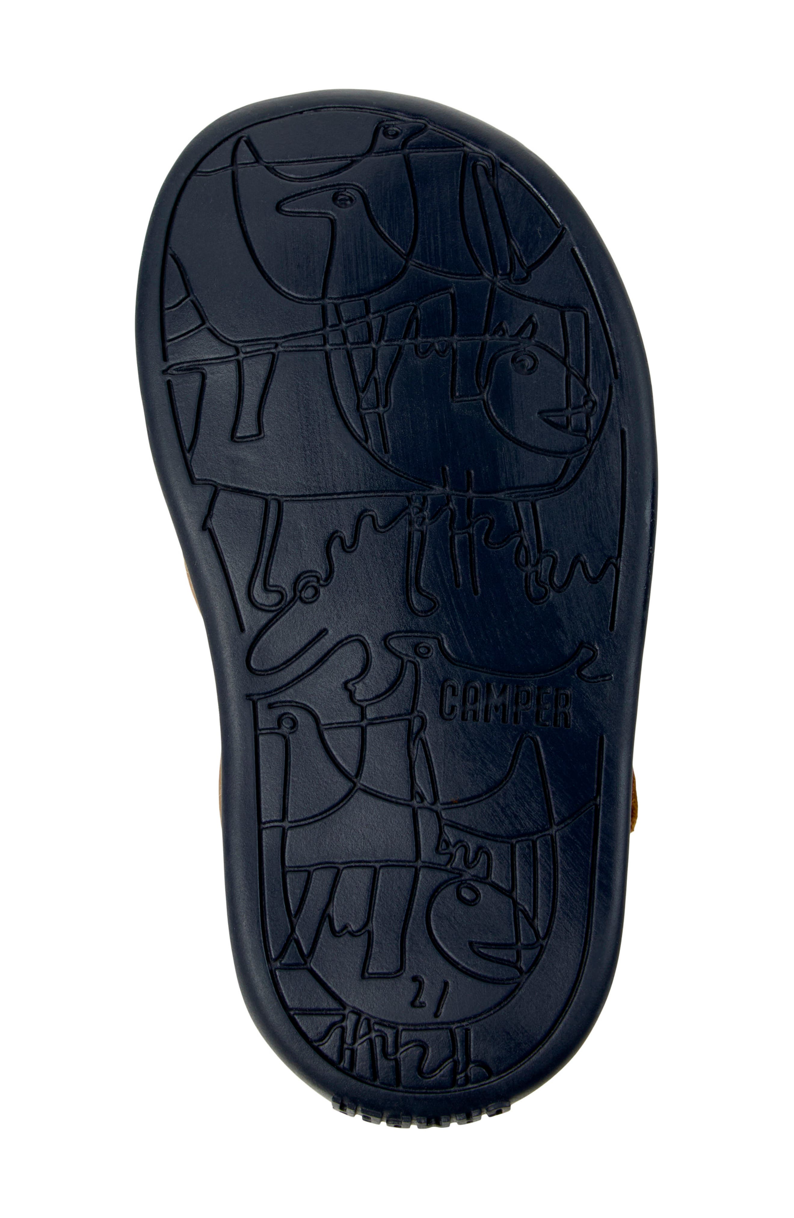 Camper Kids' Bicho Fisherman Sandal, Alternate, color, Medium Brown