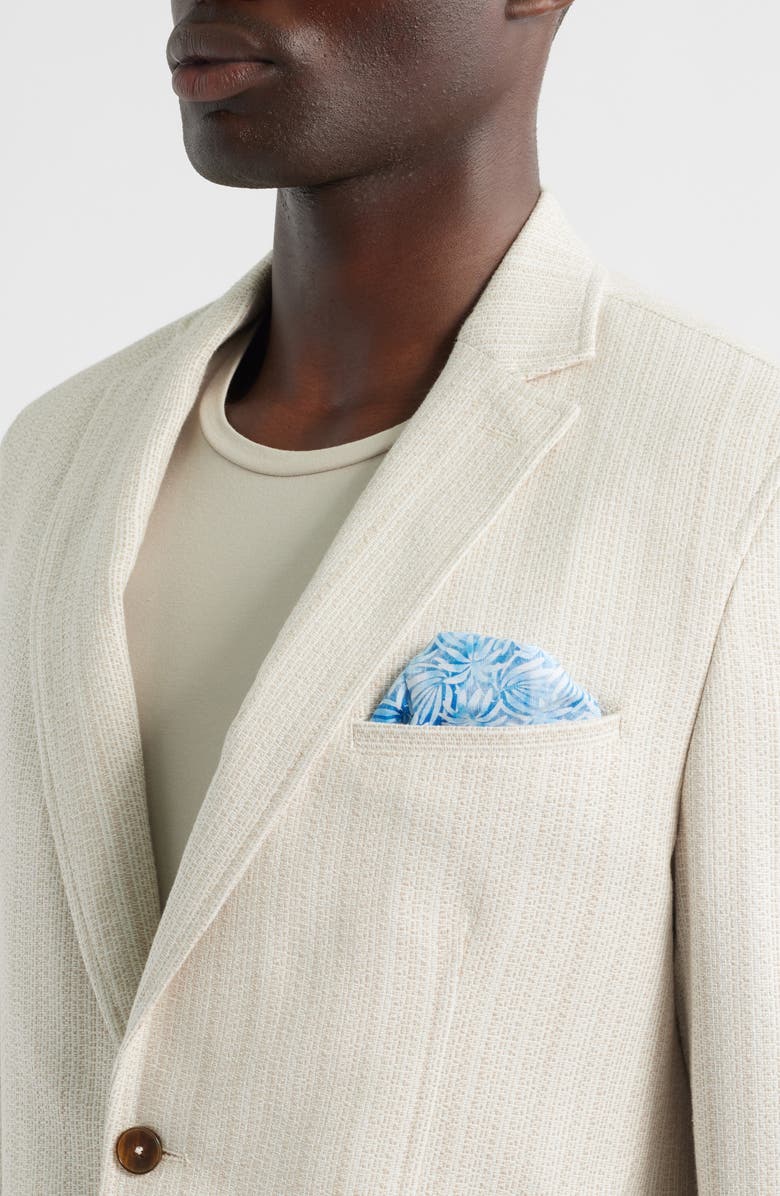 Robert Graham The Breeze Light Tan Textured Cotton Sport Coat, Alternate, color, 