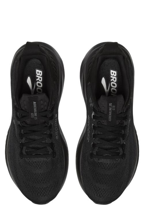 Brooks Adreanline Gts 25 Running Shoe In Black