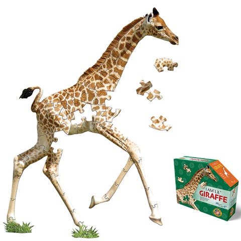 I Am Lil Giraffe 48 Piece Animal Shaped Puzzle