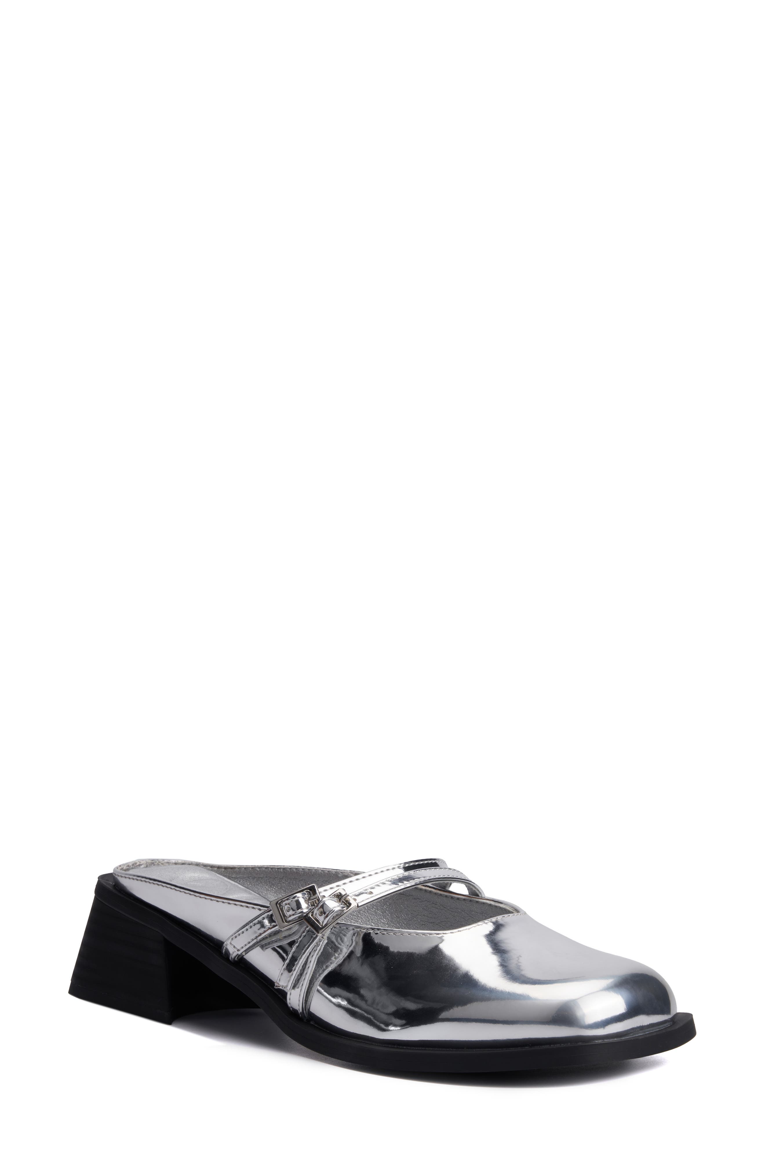 OLIVIA MILLER Aquarius Mule, Main, color, Silver