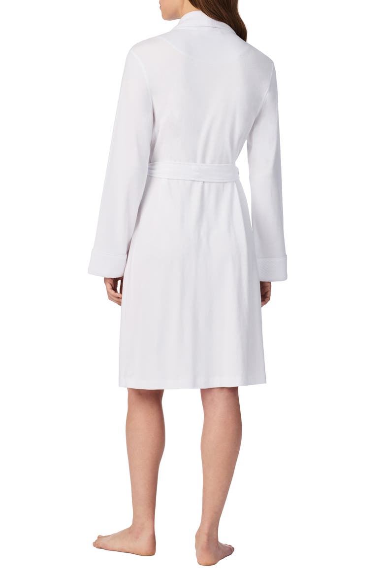 Quilted Collar Robe, Alternate, color, WHITE