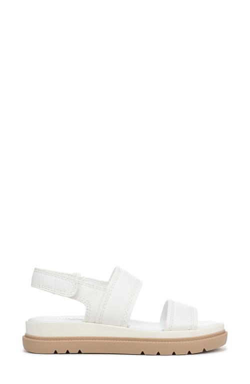 Naturalizer Attract Slingback Platform Sandal In White