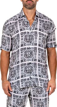Maceoo Galileo Marthy Short Sleeve Button-Up Shirt