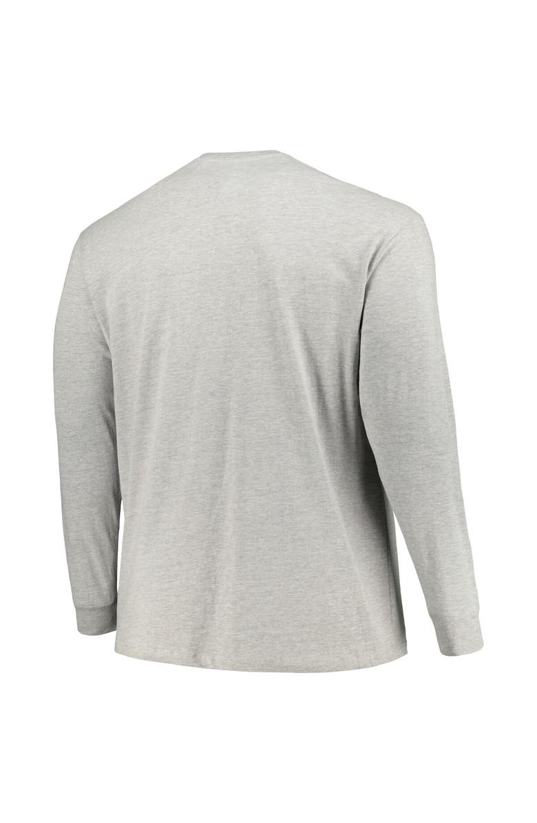 Champion Men's Champion Heather Gray Michigan State Spartans Big & Tall Mascot Long Sleeve T-Shirt, Alternate, color, Heather Gray