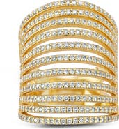 GLAZE JEWELRY Moissanite Caged Band Ring