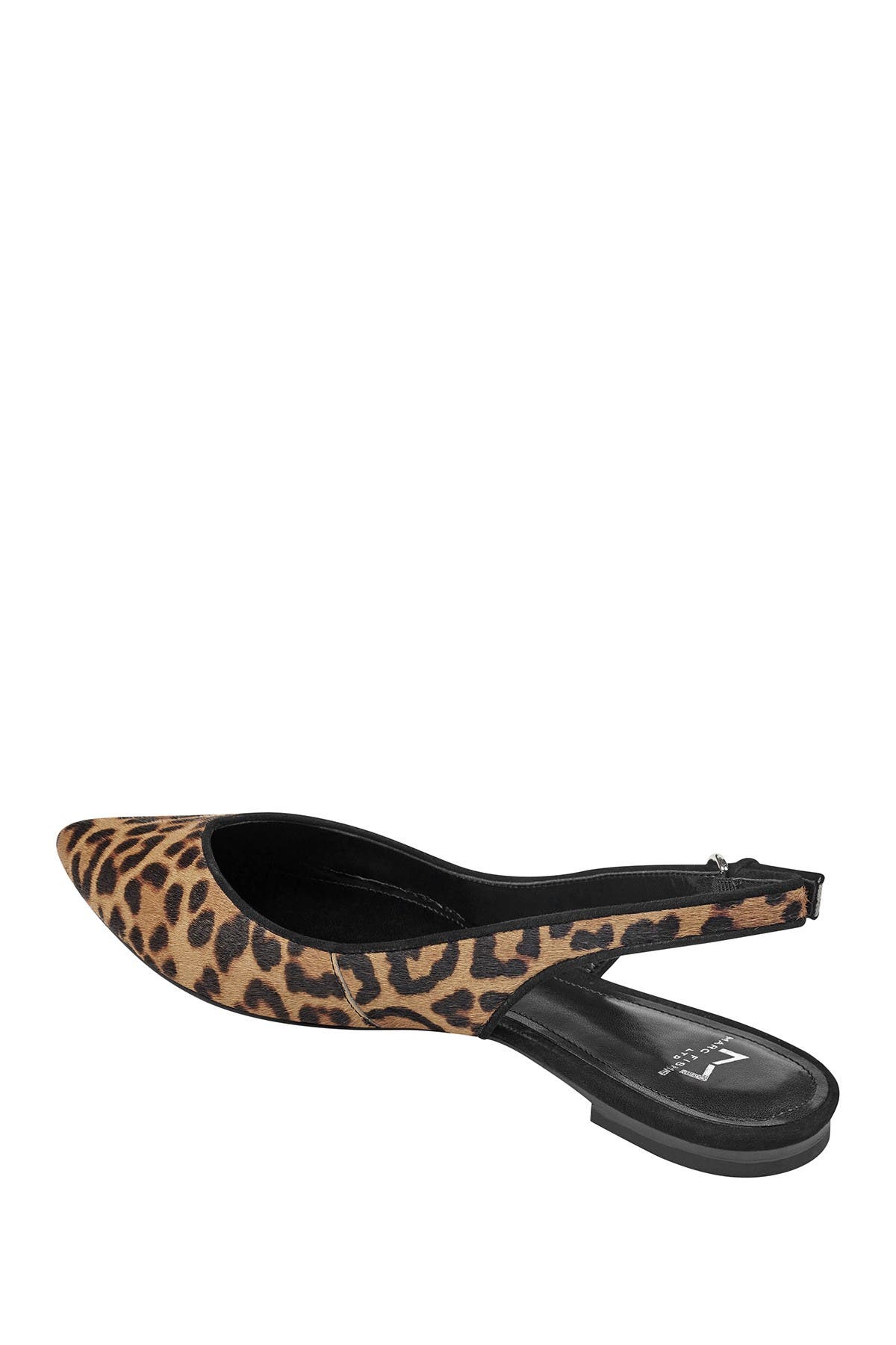 Marc Fisher LTD Samera Genuine Calf Hair Slingback Flat (Women ...