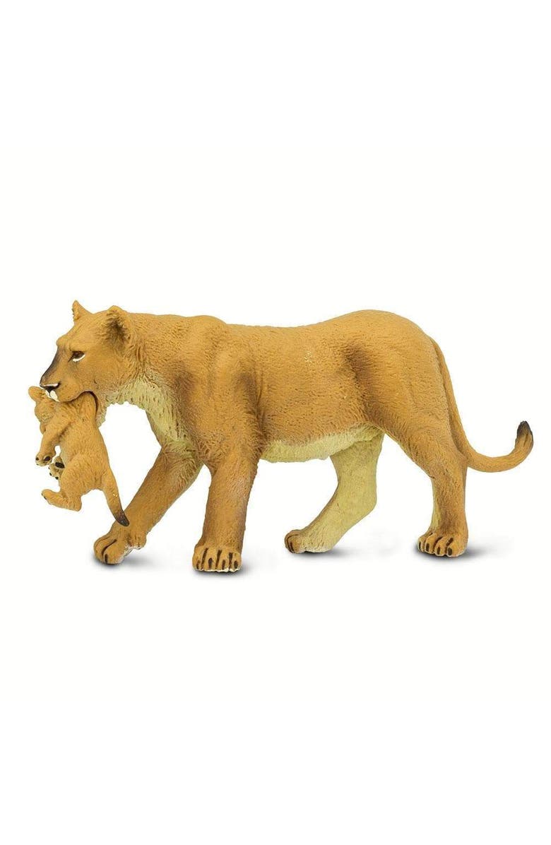 Safari Ltd. Lioness With Cub Kids Toy Figure, Alternate, color, NO COLOR