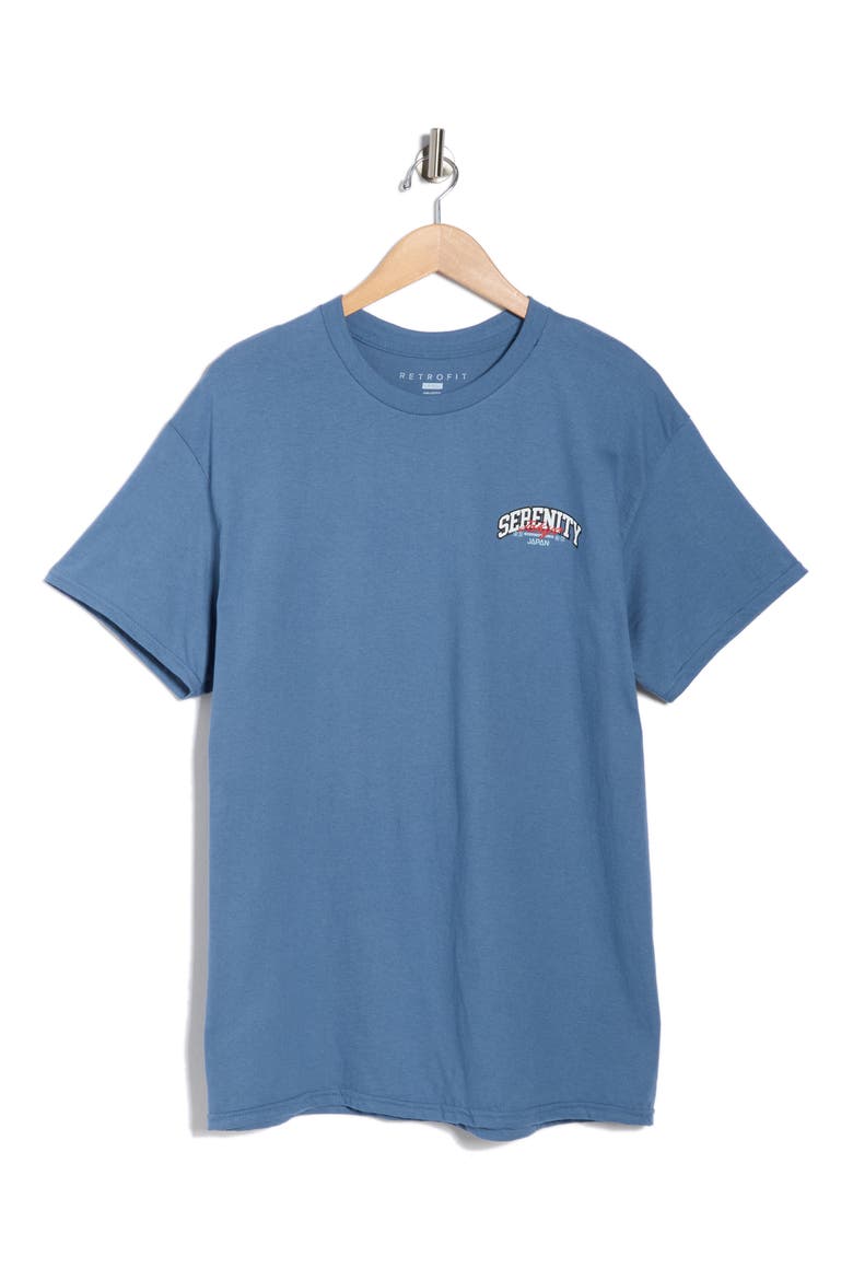 Serenity Graphic T-Shirt, Alternate, color, INDIGO BLUE