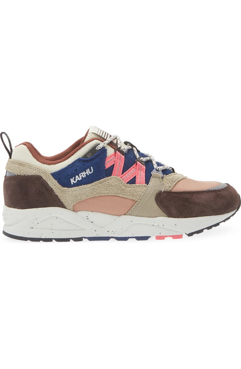 Karhu Gender Inclusive Fusion 2.0 Sneaker, Alternate, color, Mole / Pink Lemonade