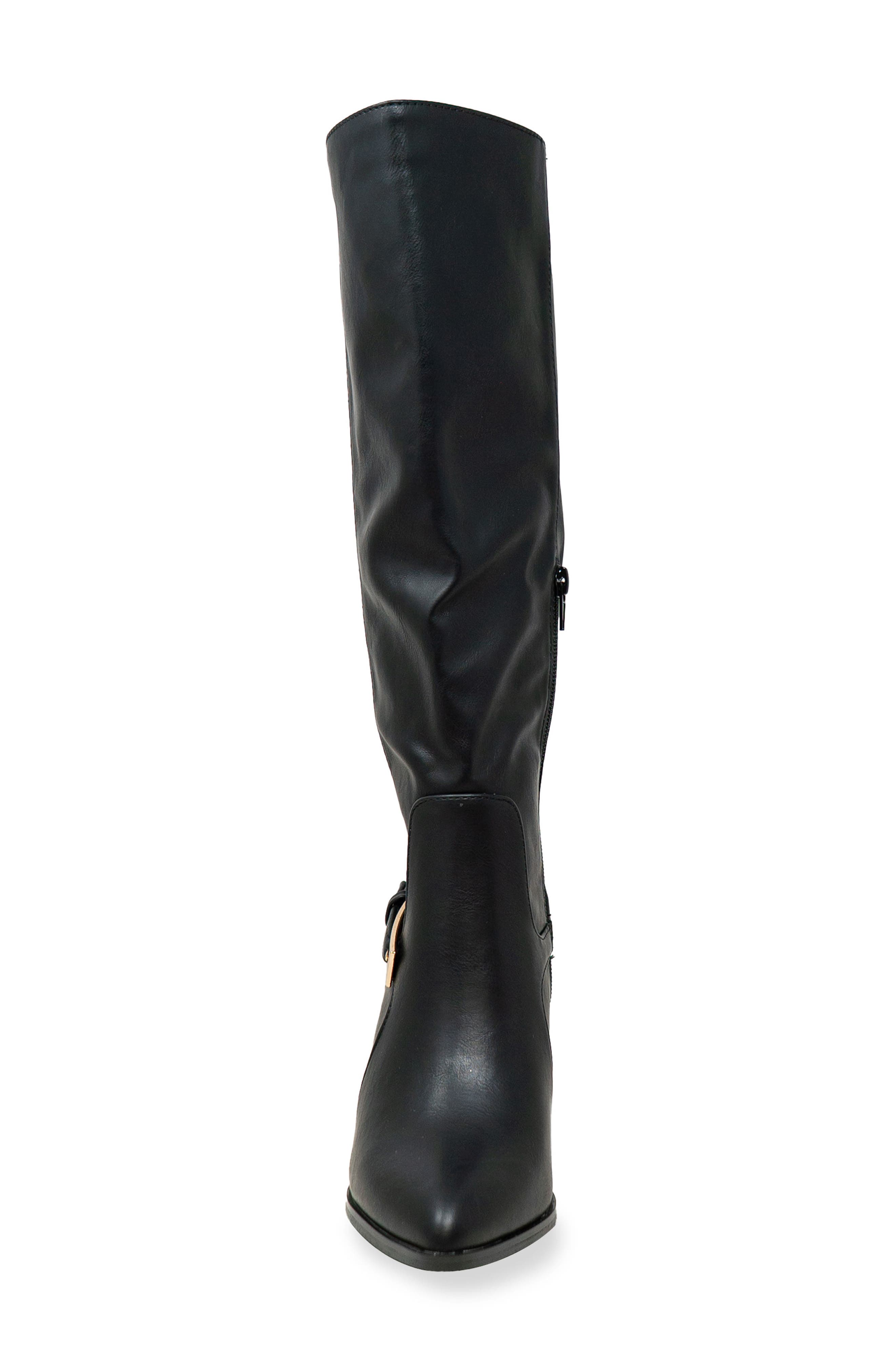 CHASE AND CHLOE Slouch Knee High Boot, Alternate, color, Black