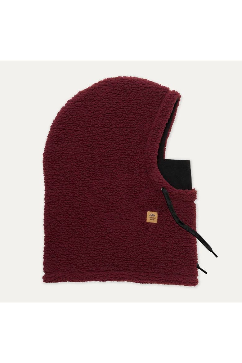 High Pile Fleece Booter Overhood, Main, color, Blk Cherry
