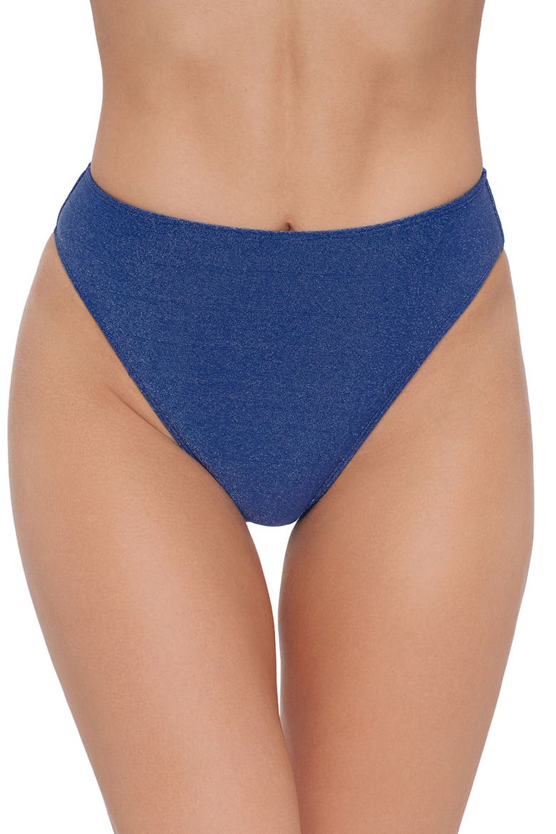 Cheeky High Leg High Waist Bikini Bottom, Main, color, Lady Luxe
