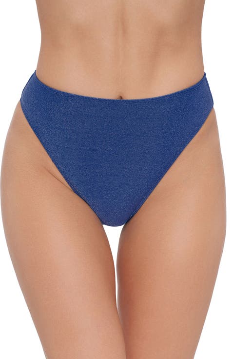 Cheeky High Leg High Waist Bikini Bottom