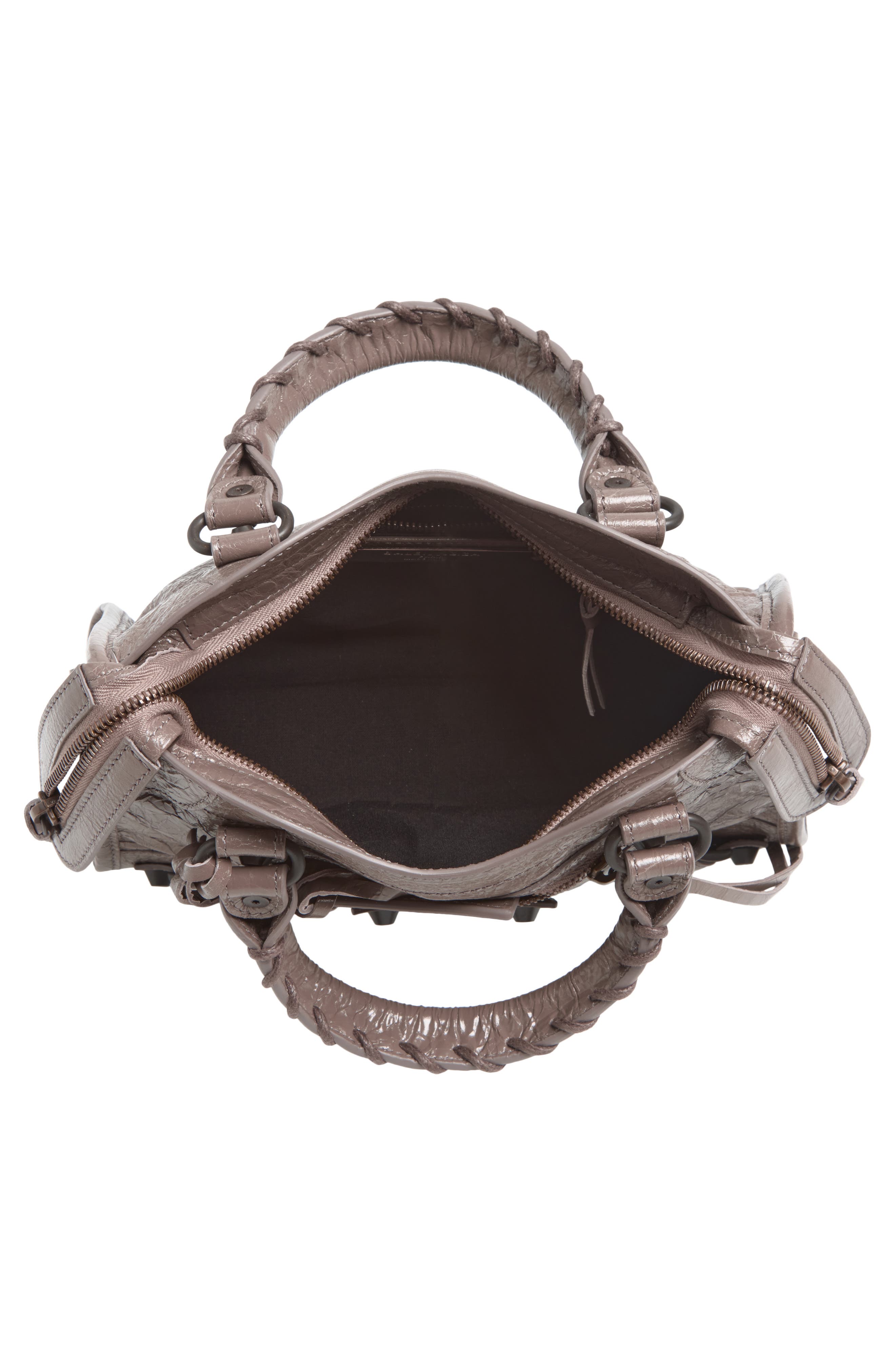 Balenciaga Mini Le City Bag, Alternate, color, 5848 Dark Noix