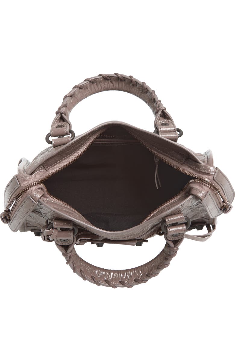 Balenciaga Mini Le City Bag, Alternate, color, 5848 Dark Noix