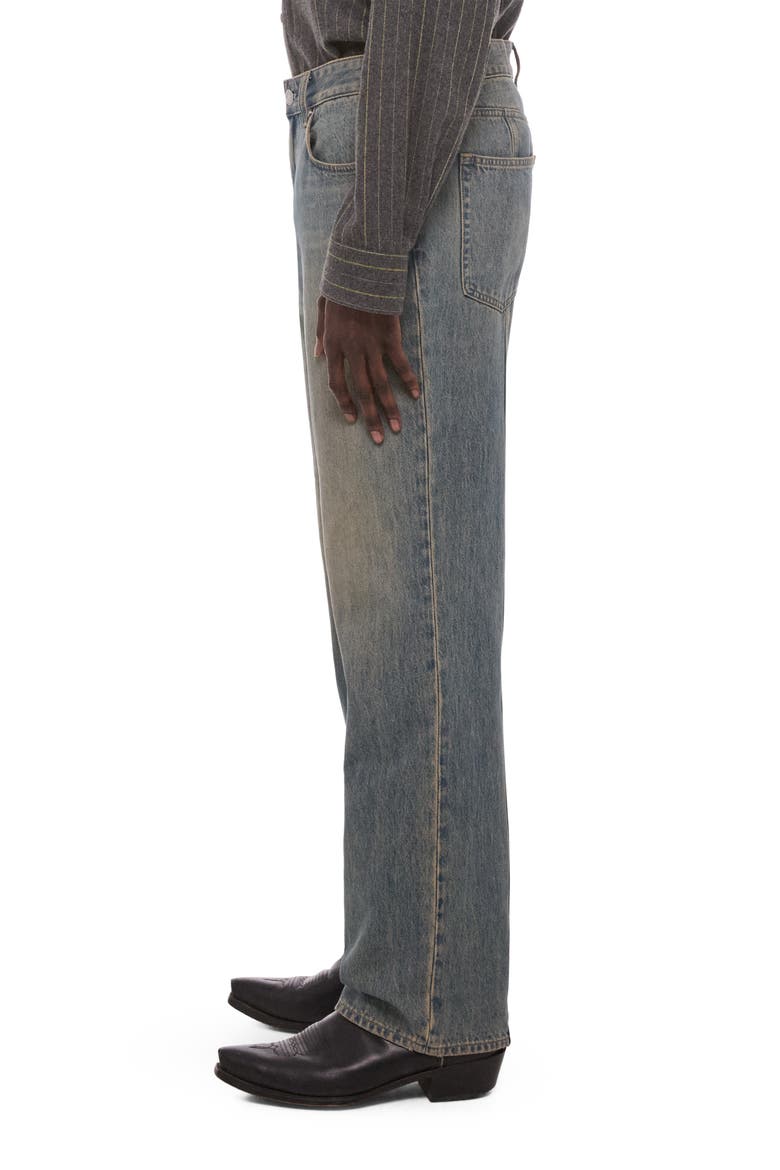 Wardrobe Brooklyn Relaxed Straight Leg Jeans, Alternate, color, MEDIUM TINTED BLUE