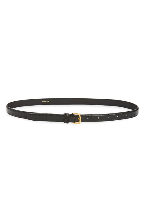 Stitched Feathered Edge Belt