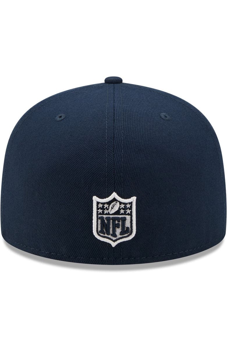 New Era Men's New Era Navy New England Patriots 2004 Pro Bowl Patch Red Undervisor 59FIFY Fitted Hat, Alternate, color, Navy