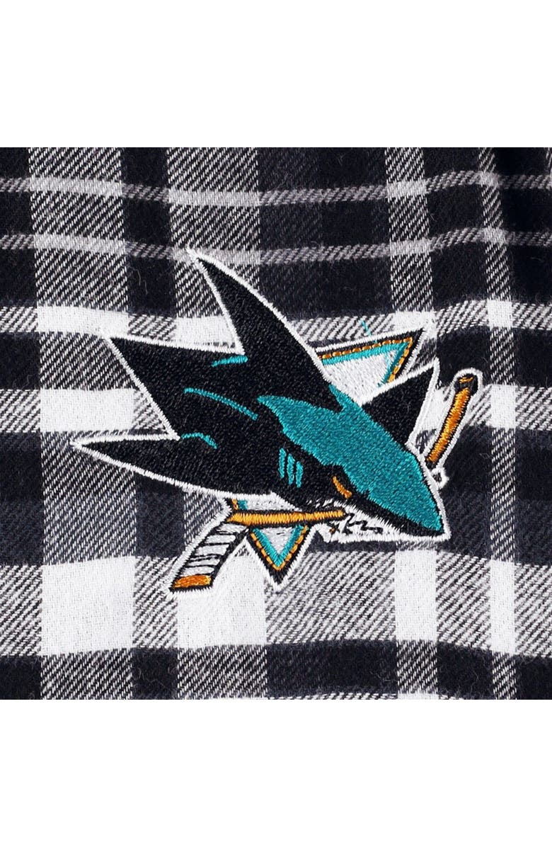 CONCEPTS SPORT Women's Concepts Sport Black San Jose Sharks Mainstay Flannel Pants, Alternate, color, 