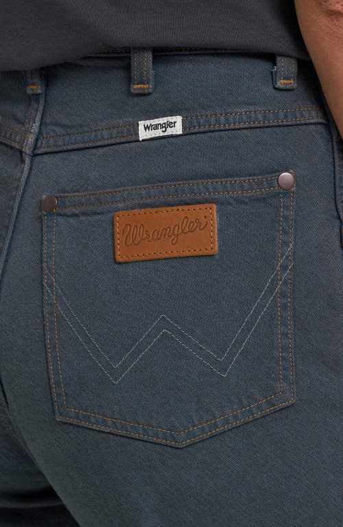 Wrangler High Waist Ankle Barrel Jeans In Gray