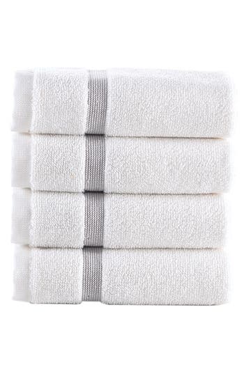 Brooks Brothers Contrast Border 4-piece Towel Set