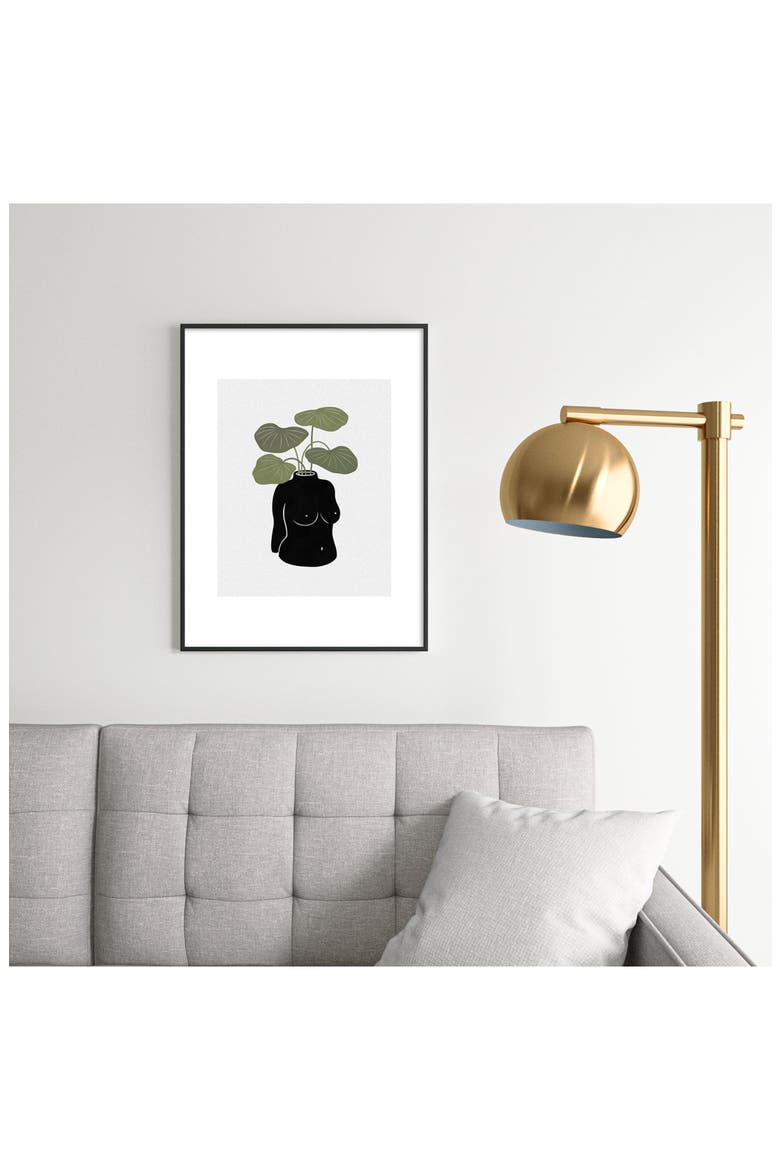 Body Tanical Vase, Alternate, color, BLACK TONES