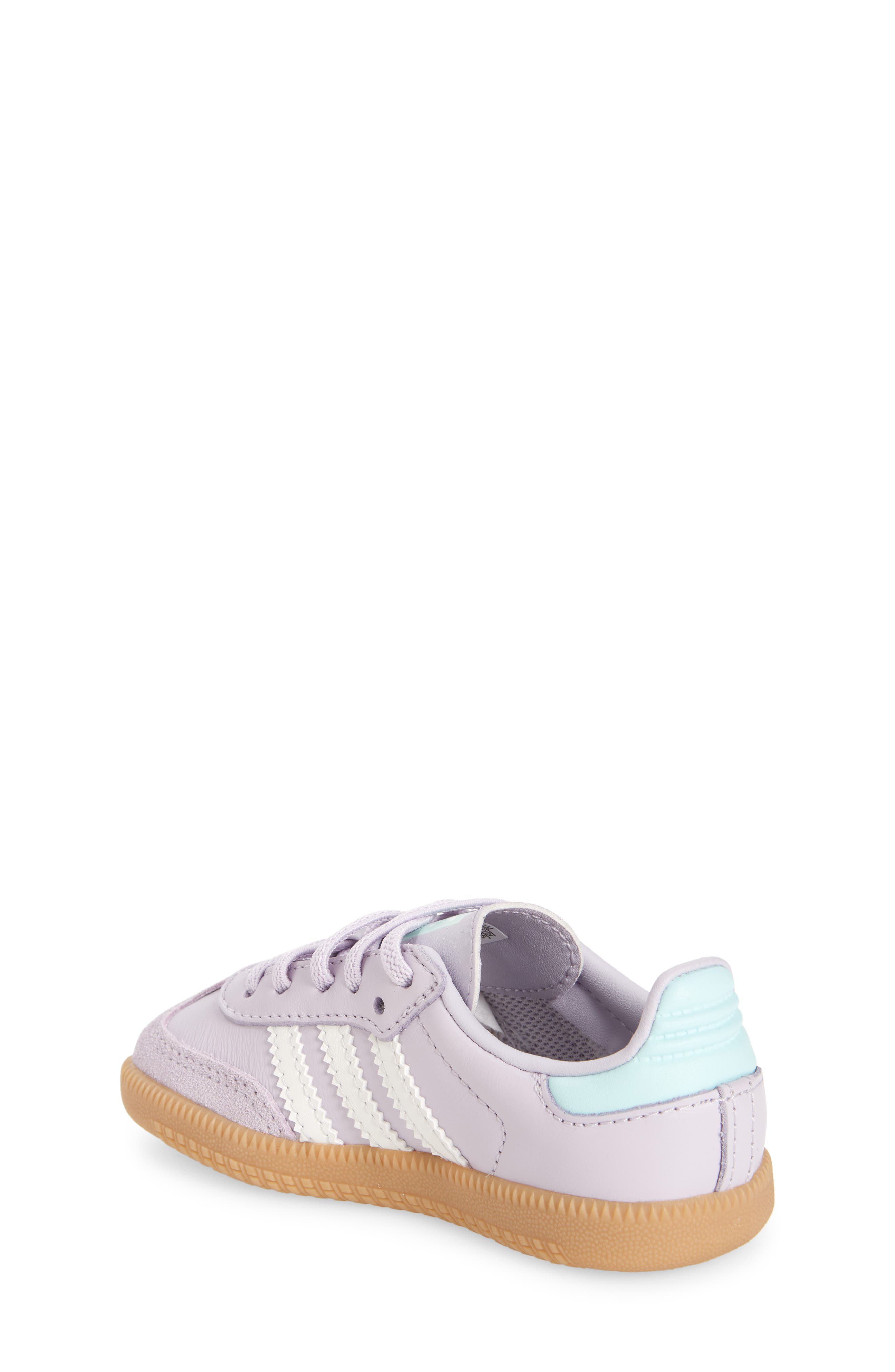 Kids' Samba Sneaker, Alternate, color, SILVER/ CRYSTAL/ AQUA