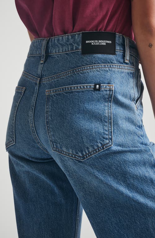 Brooklyn Industries Utility Straight Leg Jeans In Blue