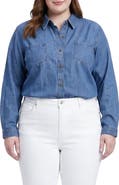 Standards & Practices Denim Button-Up Shirt