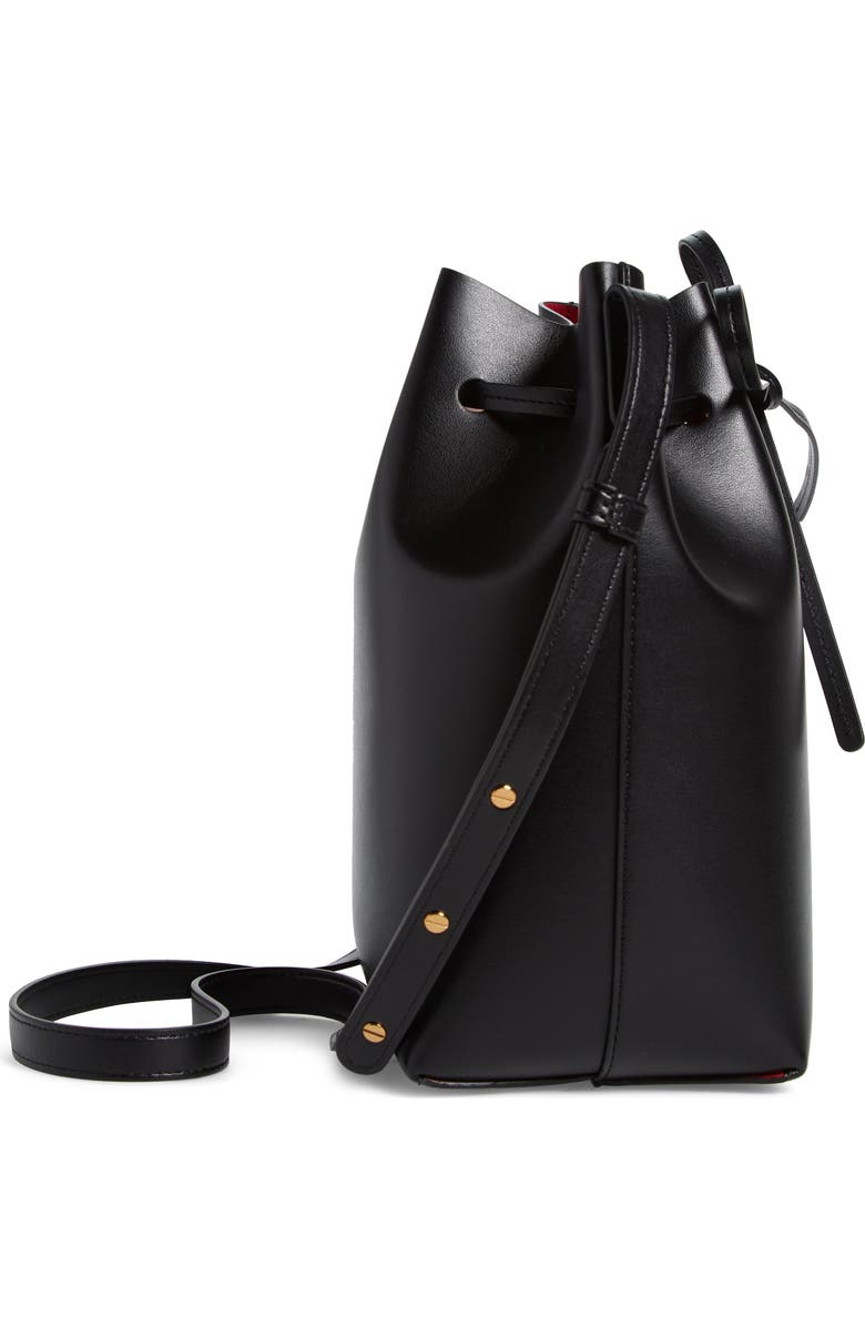 Mansur Gavriel Mini Bucket Apple Faux Leather Bag, Alternate, color,