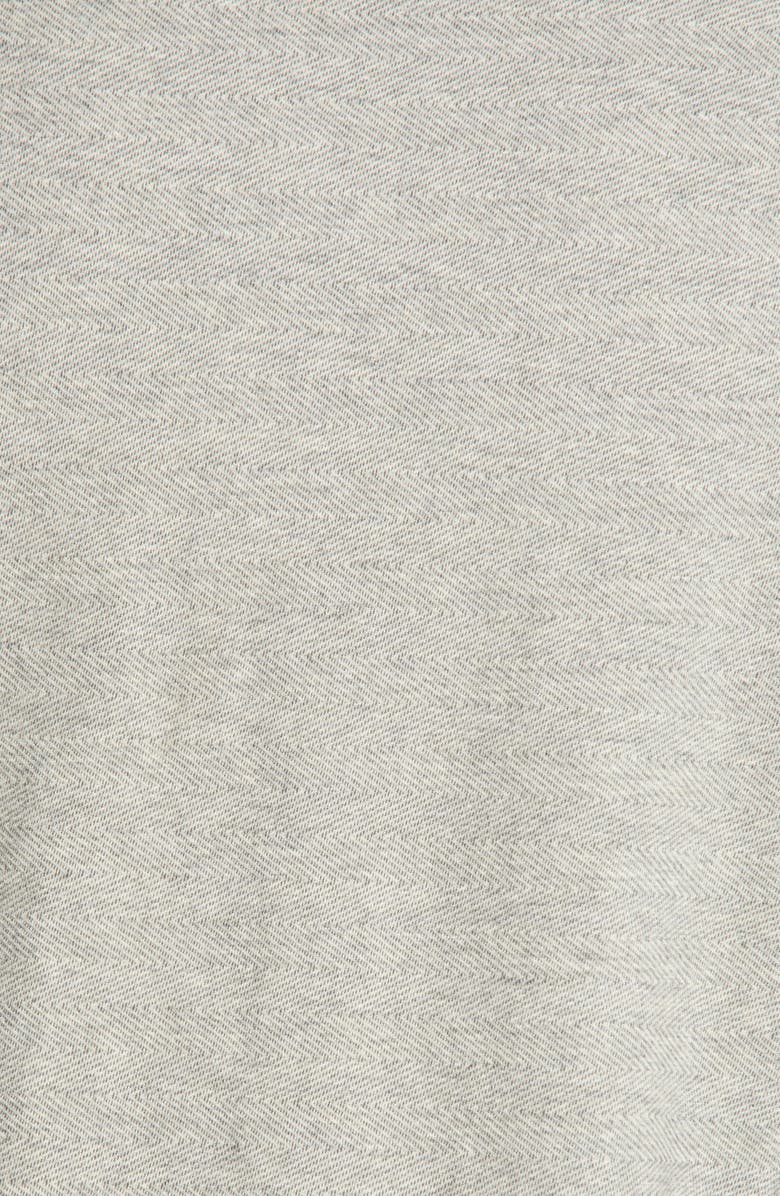 The Normal Brand Textured Knit Long Sleeve Button-Up Shirt, Alternate, color, Graphite