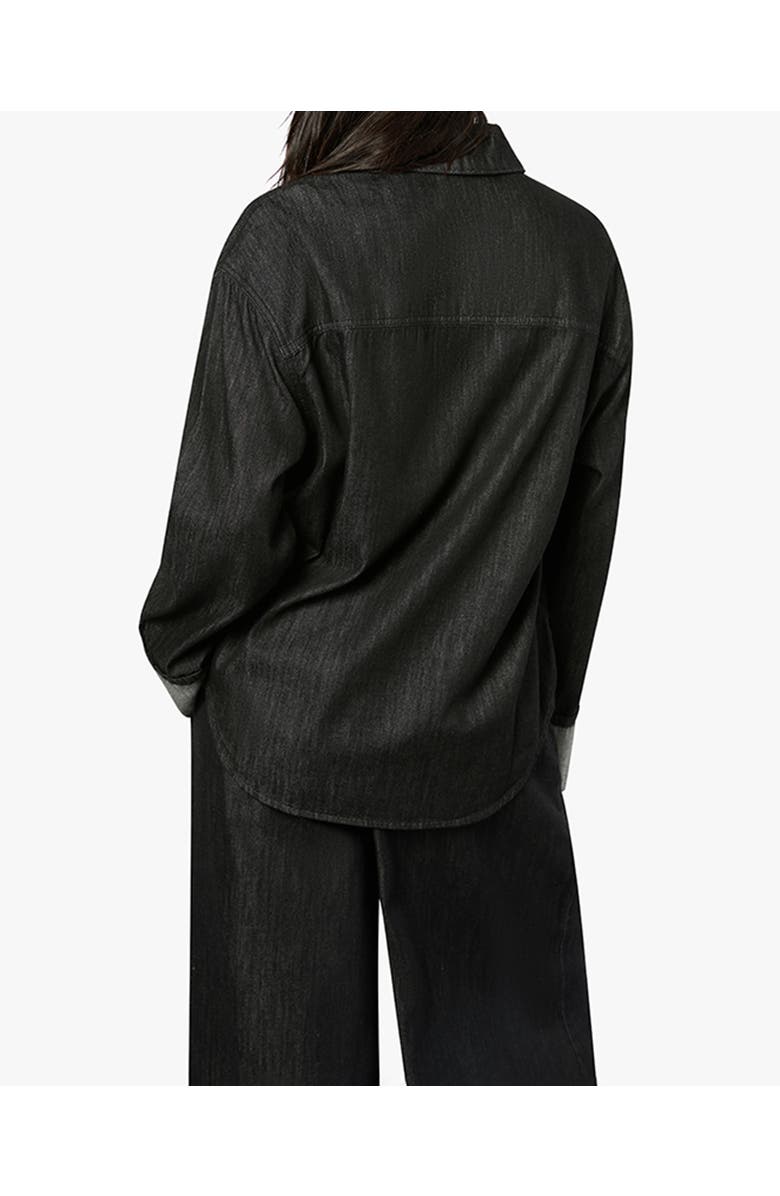 WeWoreWhat Denim Cuff Shirt, Alternate, color, 
