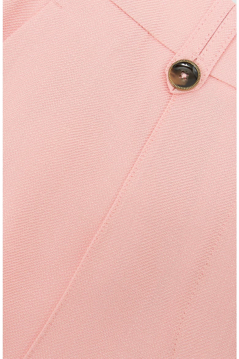 Magda Pleated Linen Wide Leg Pants, Alternate, color, PINK