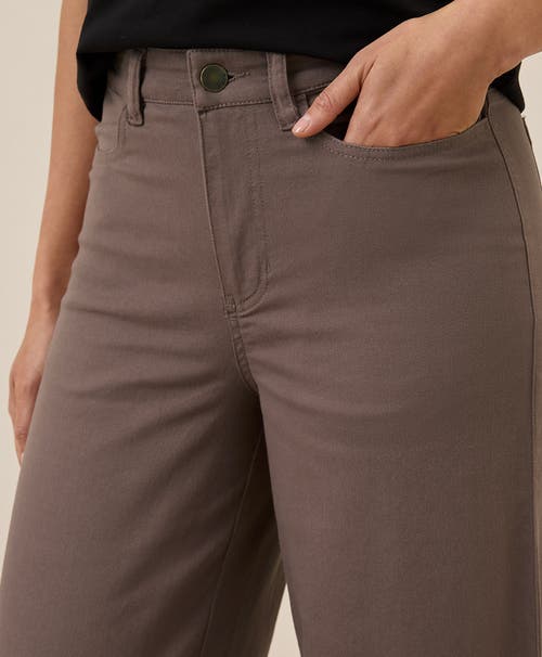 PACT PACT ORGANIC STRETCH TWILL WIDE LEG PANT